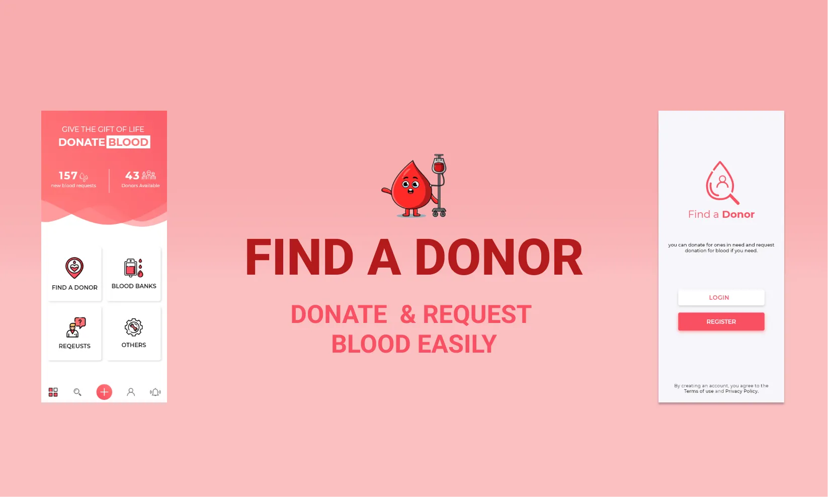 Find a Donor Mockup