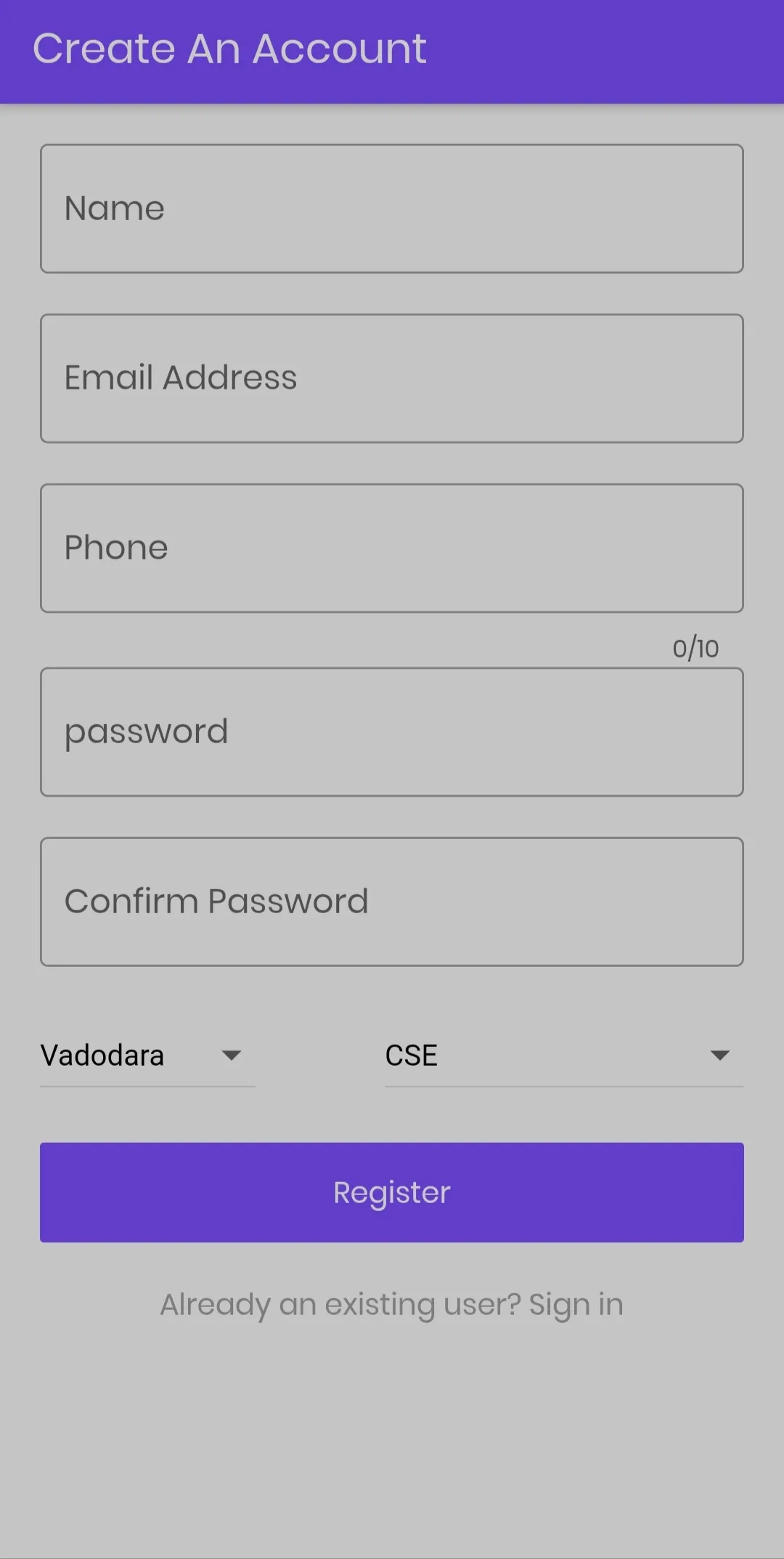 Lucento Create Account