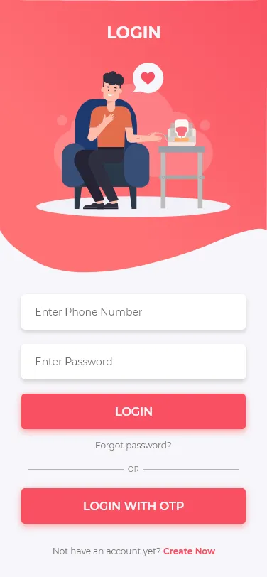 Find a Donor Login Page