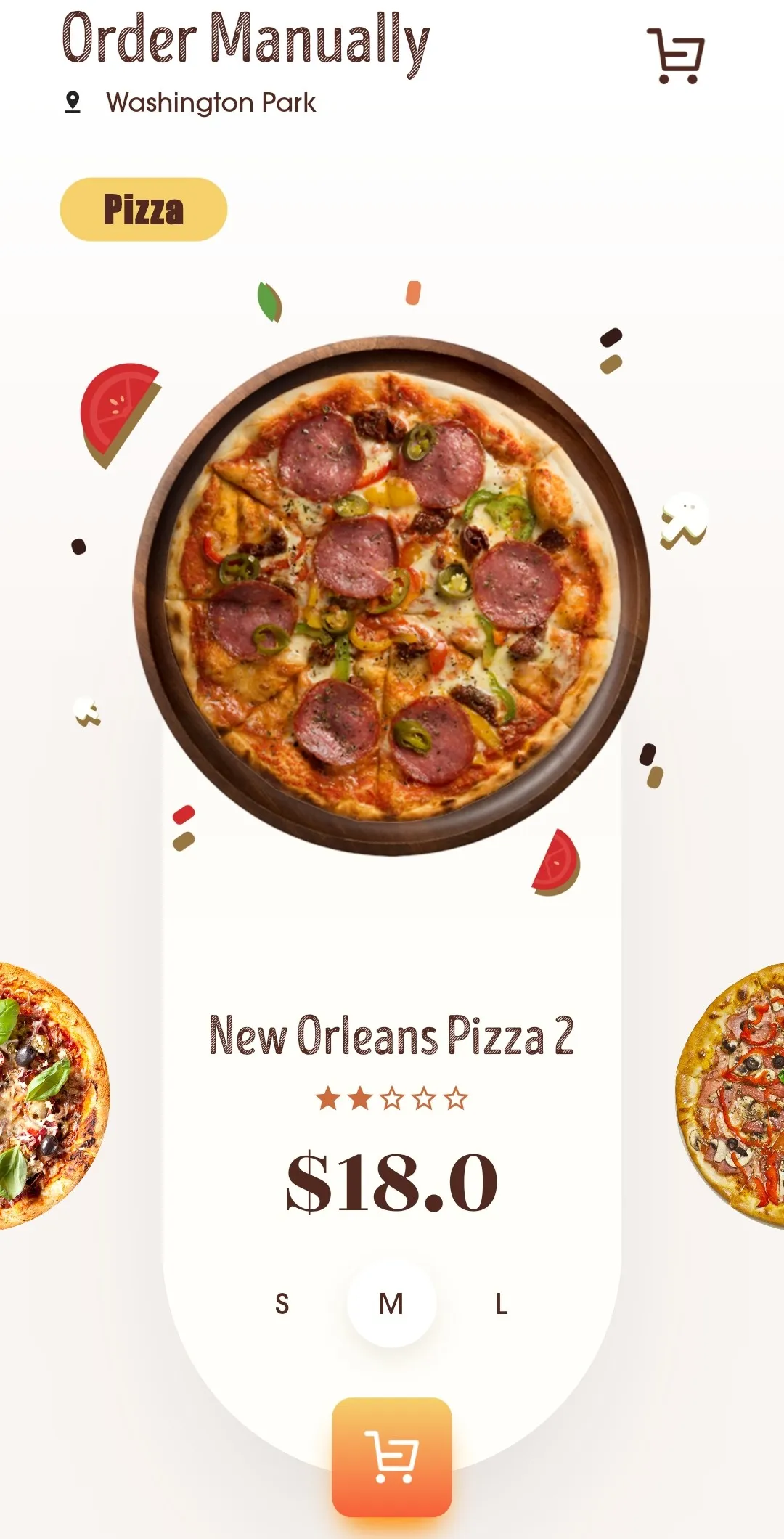 Apna Pizza Home Screen