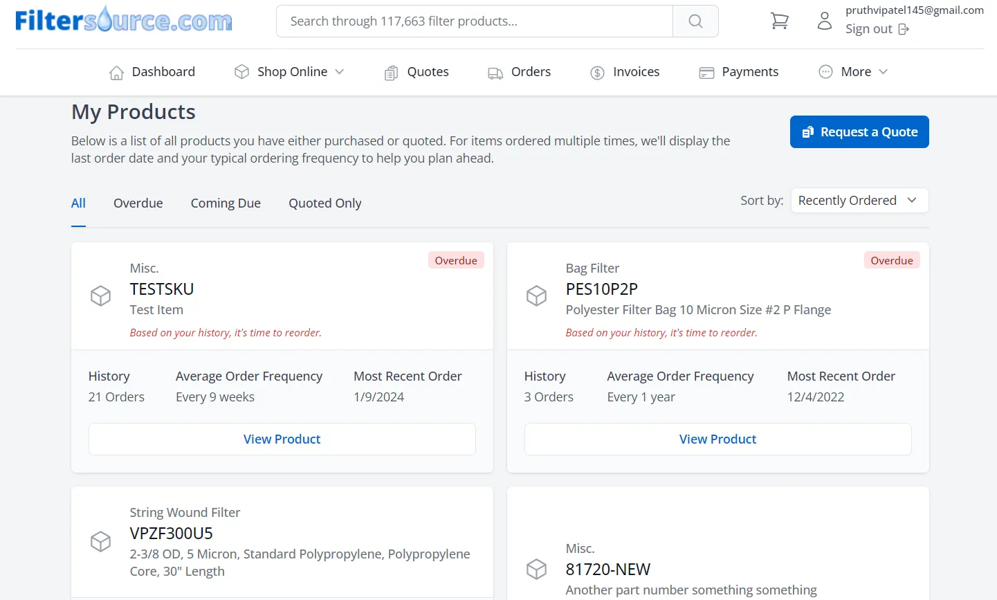 Filtersource Products