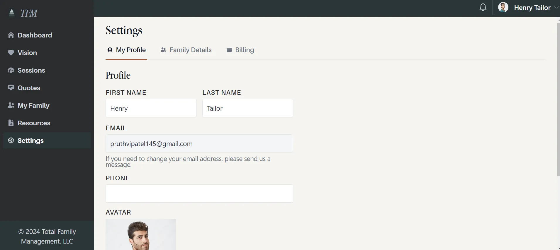 Relate membership page