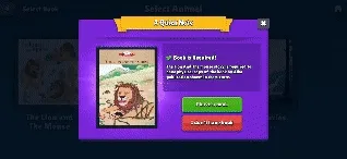 AR Story Book Lion and Mouse Story