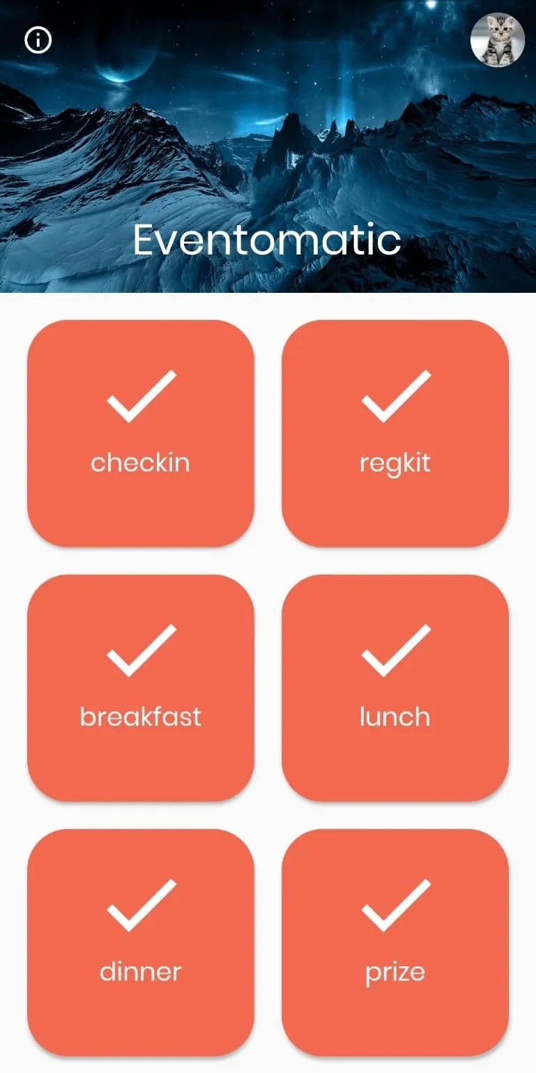 Event-O-Matic Volunteer Utility Screen 1